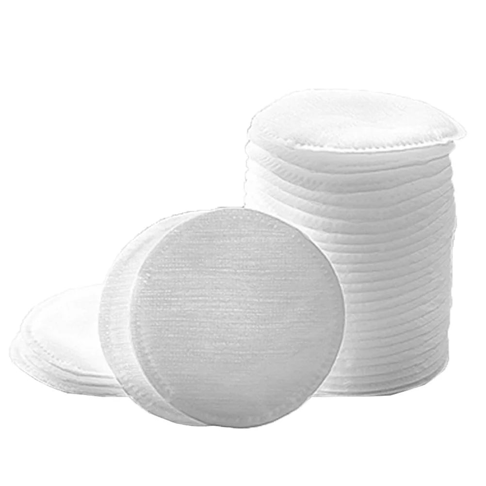 Cotton Makeup Remover Wipes, Round, 80pcs