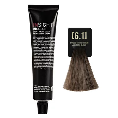 INSIGHT INCOLOR 6.1 ASH DARK BLOND 100 ML.