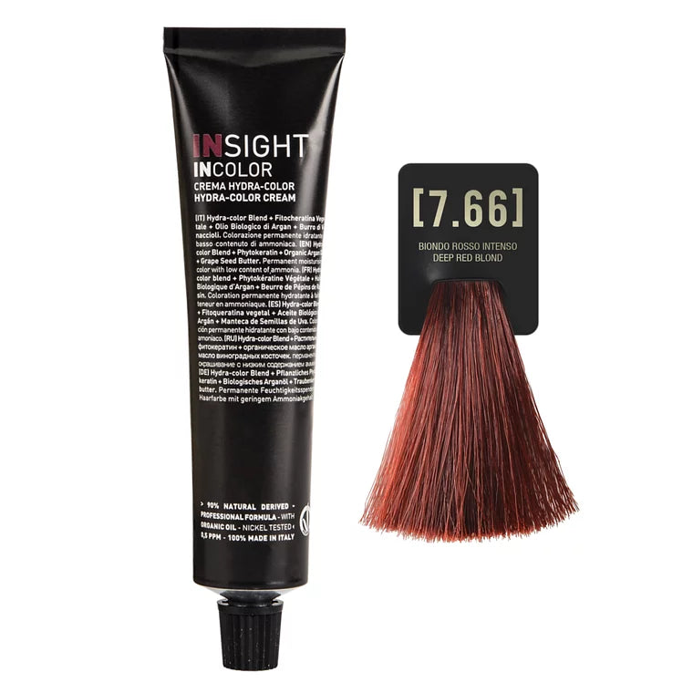INSIGHT INCOLOR 7.66 DEEP RED BLOND 100 ML.