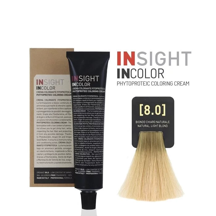 INSIGHT INCOLOR 8.0 NATURAL LIGHT BLOND 100 ml