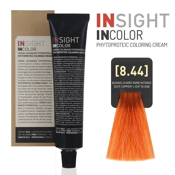 INSIGHT INCOLOR 8.44 DEEP COPPERY LIGHT BLOND 100 ML.