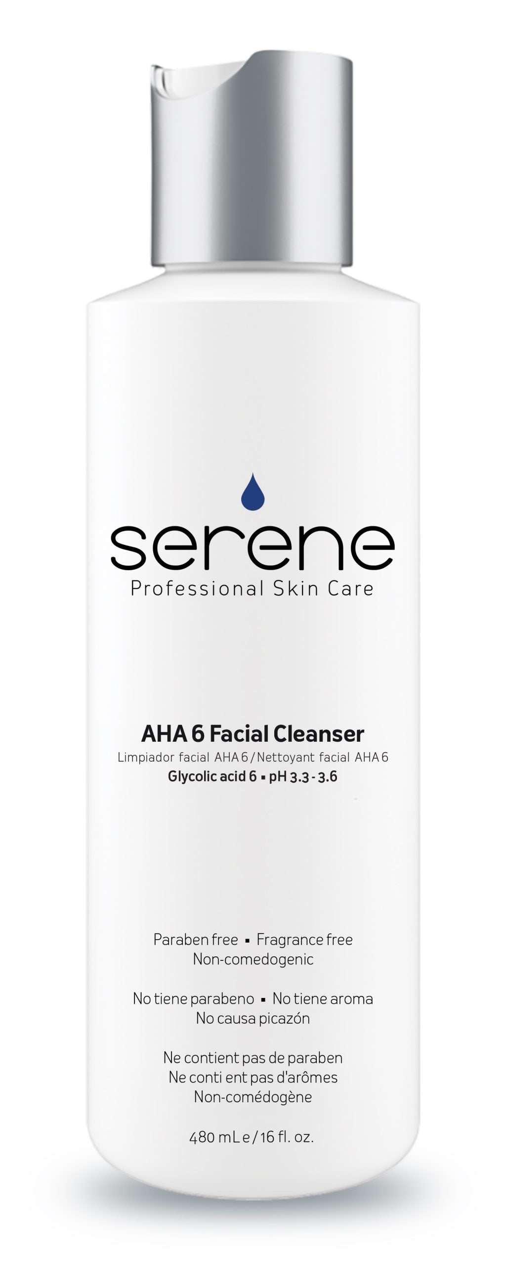 Serene AHA 6 Facial Cleanser (8 oz)