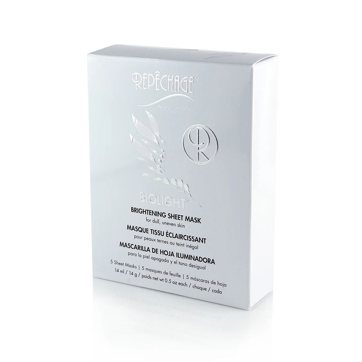 Repechage Biolight Brightening Sheet Mask, 5pc