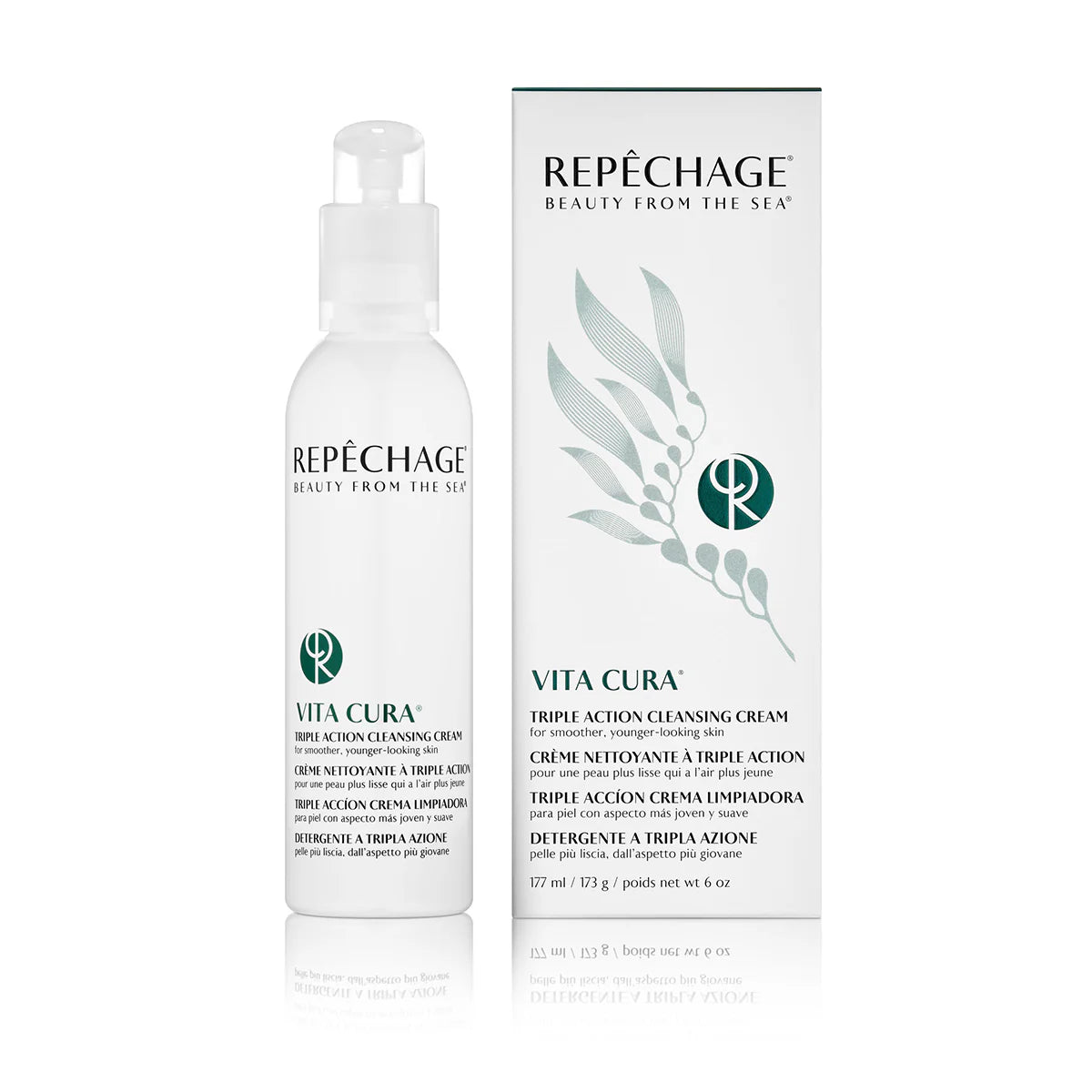 Repechage Vita Cura Triple Action Cleansing Cream, 6oz