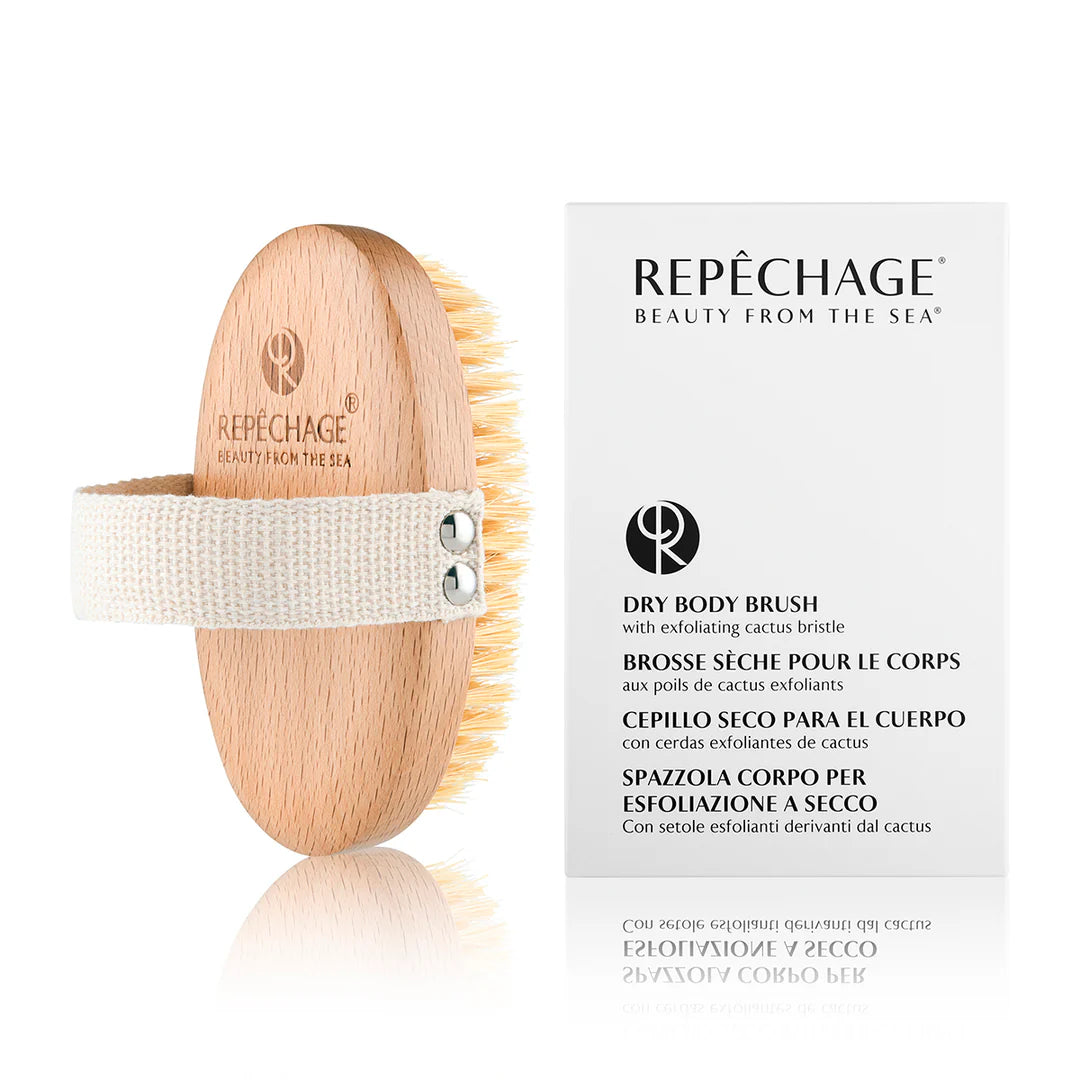 Repechage DRY BODY BRUSH WITH EXFOLIATING CACTUS BRISTLE