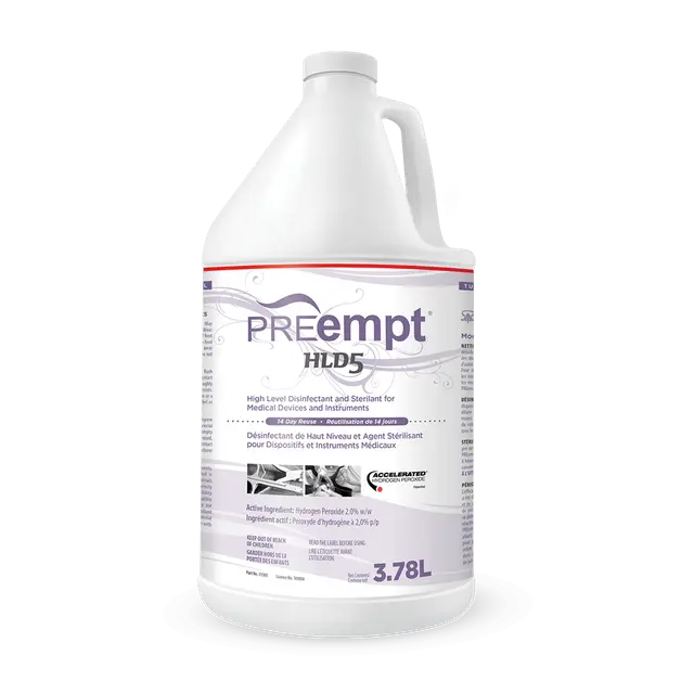 PREempt HLD5 Device and Implement Sterilant, 4L
