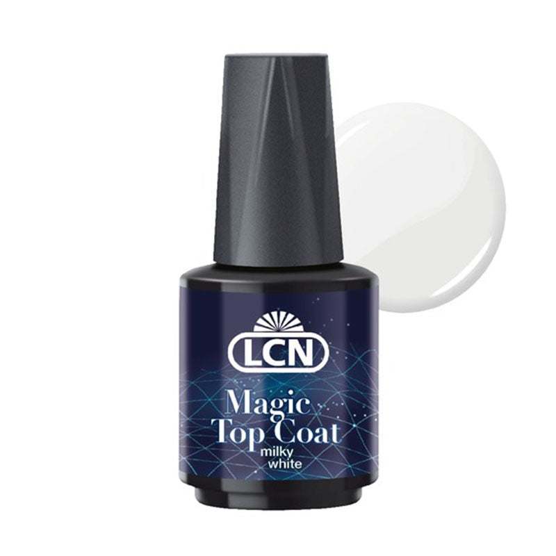 LCN Magic Top Coat, Milky White, 10ml