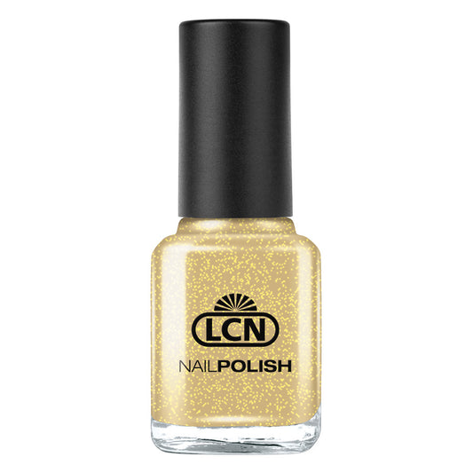 LCN Nail Polish, G9 Gold Glitter, 8ml
