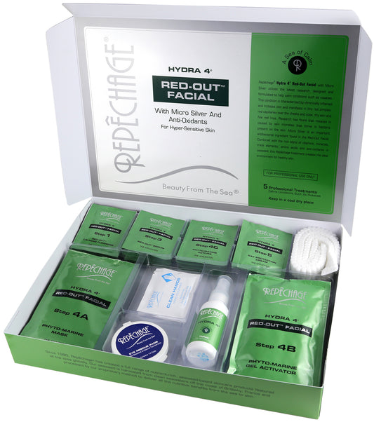 Repechage Hydra 4 Red-Out Facial Kit, 5 Treatments