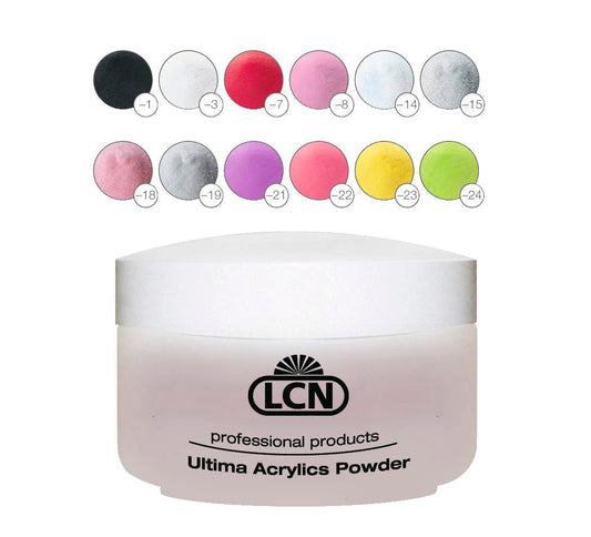 LCN Ultima Acrylics Colour Powder, Misty Powder, 3g