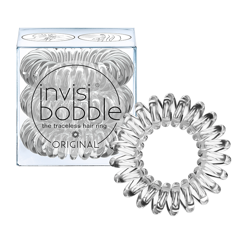 invisibobble Hair Tie, Original, Crystal Clear