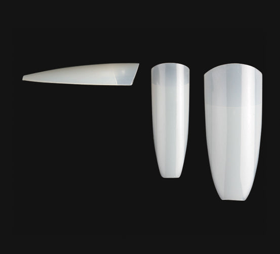 LCN Flat Tips #100E, Assorted Sizes 1-10, 250pcs