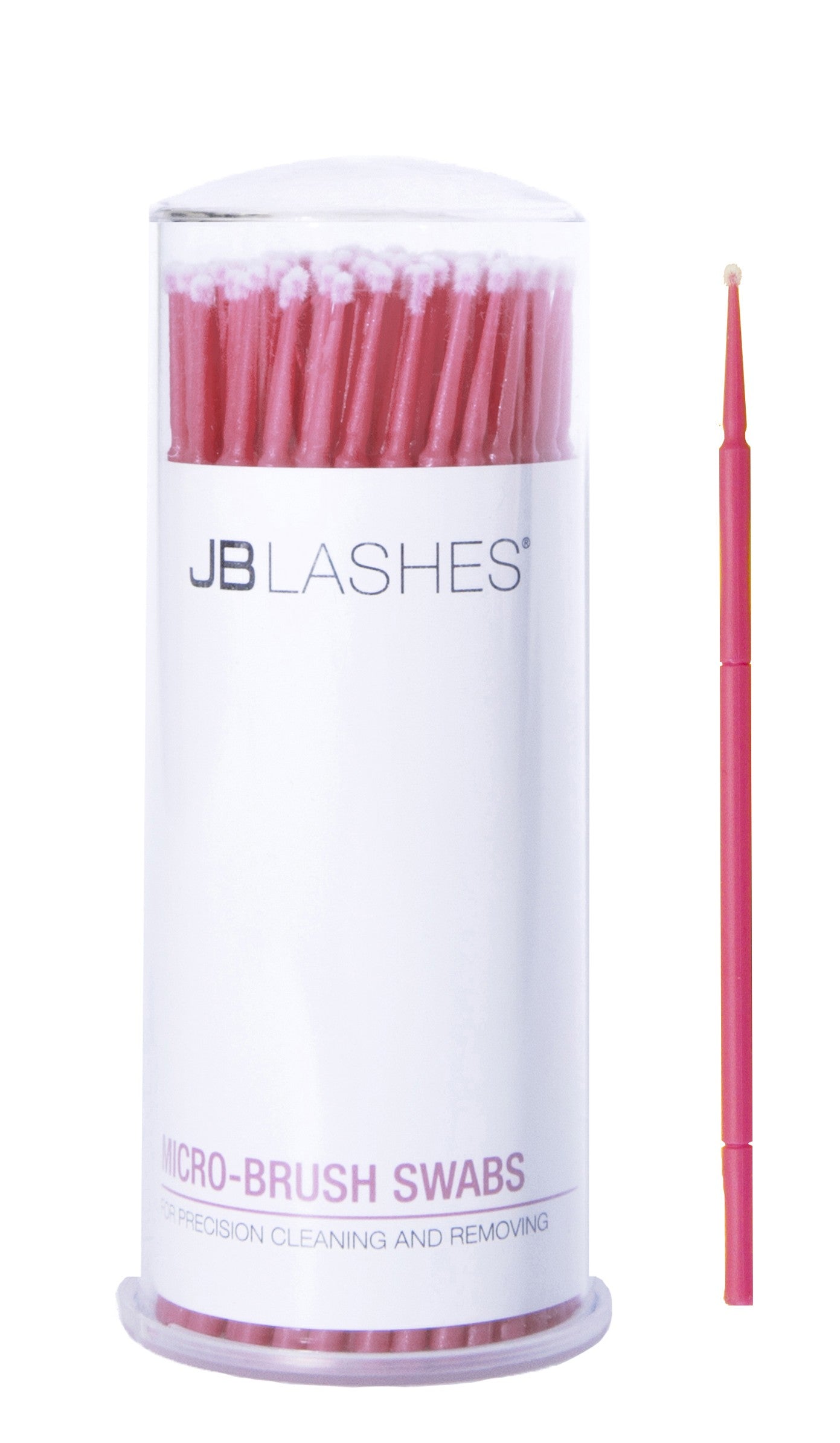 JB LASH MICRO BRUSH SWABS, SMALL TIP 1MM, 100pcs
