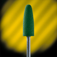 Medicool Drill Bit, Silicone Buffing for Natural Nail, Green, Coarse