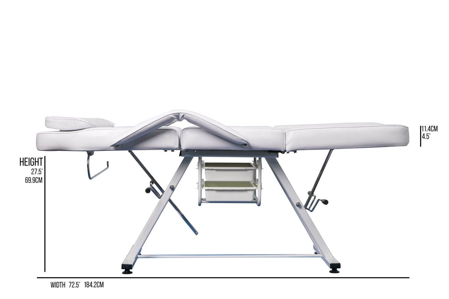 Facial Bed, Standard PB813, White