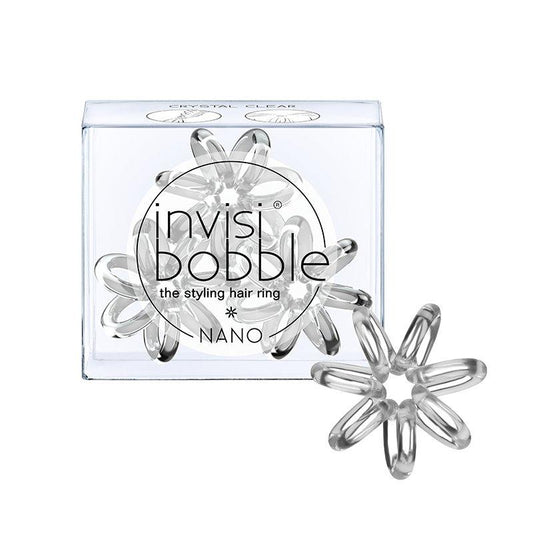 Invisibobble Hair Tie, Nano, Crystal Clear