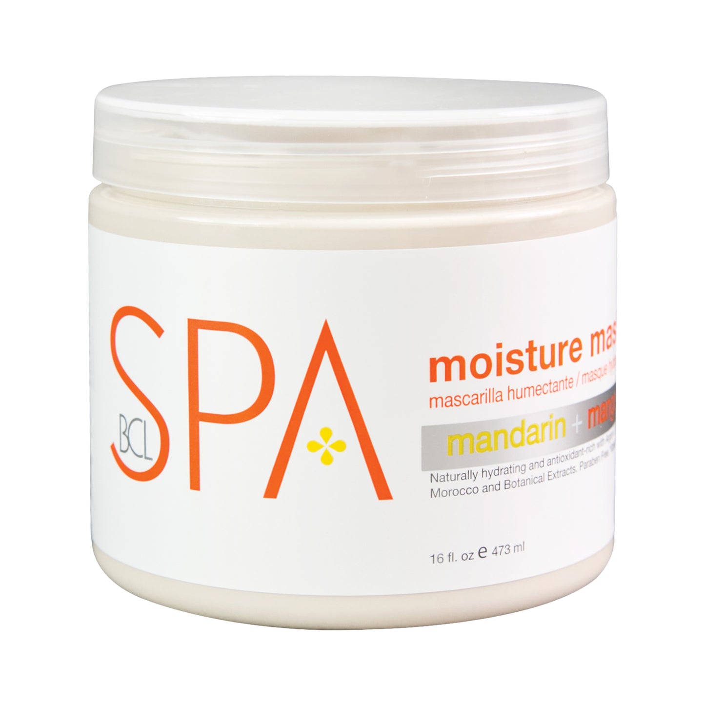 BCL SPA Moisture Mask, Mandarin and Mango, 16 oz