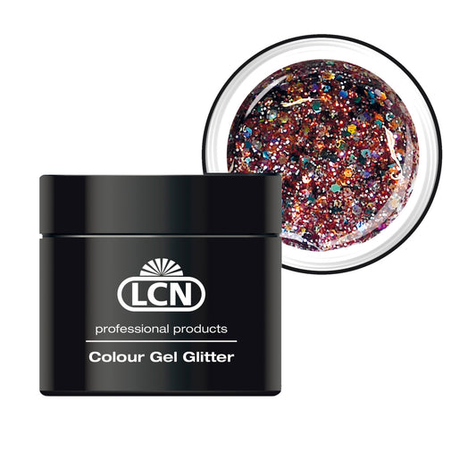 LCN Colour Gel Glitter, XM02 Mission to Mars, 5ml