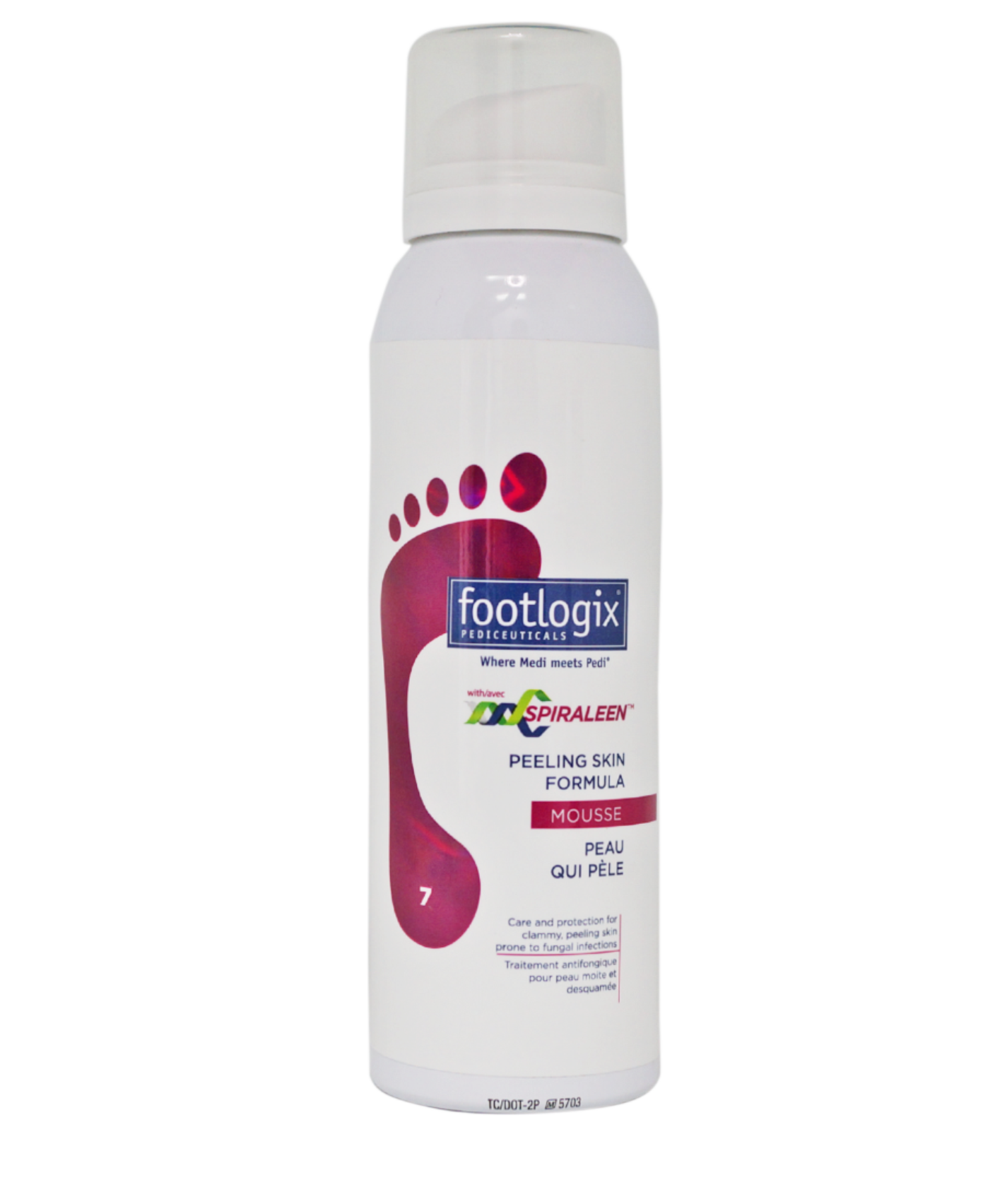 Footlogix Peeling Skin Formula With SPIRALEEN, 125ml/4.2oz