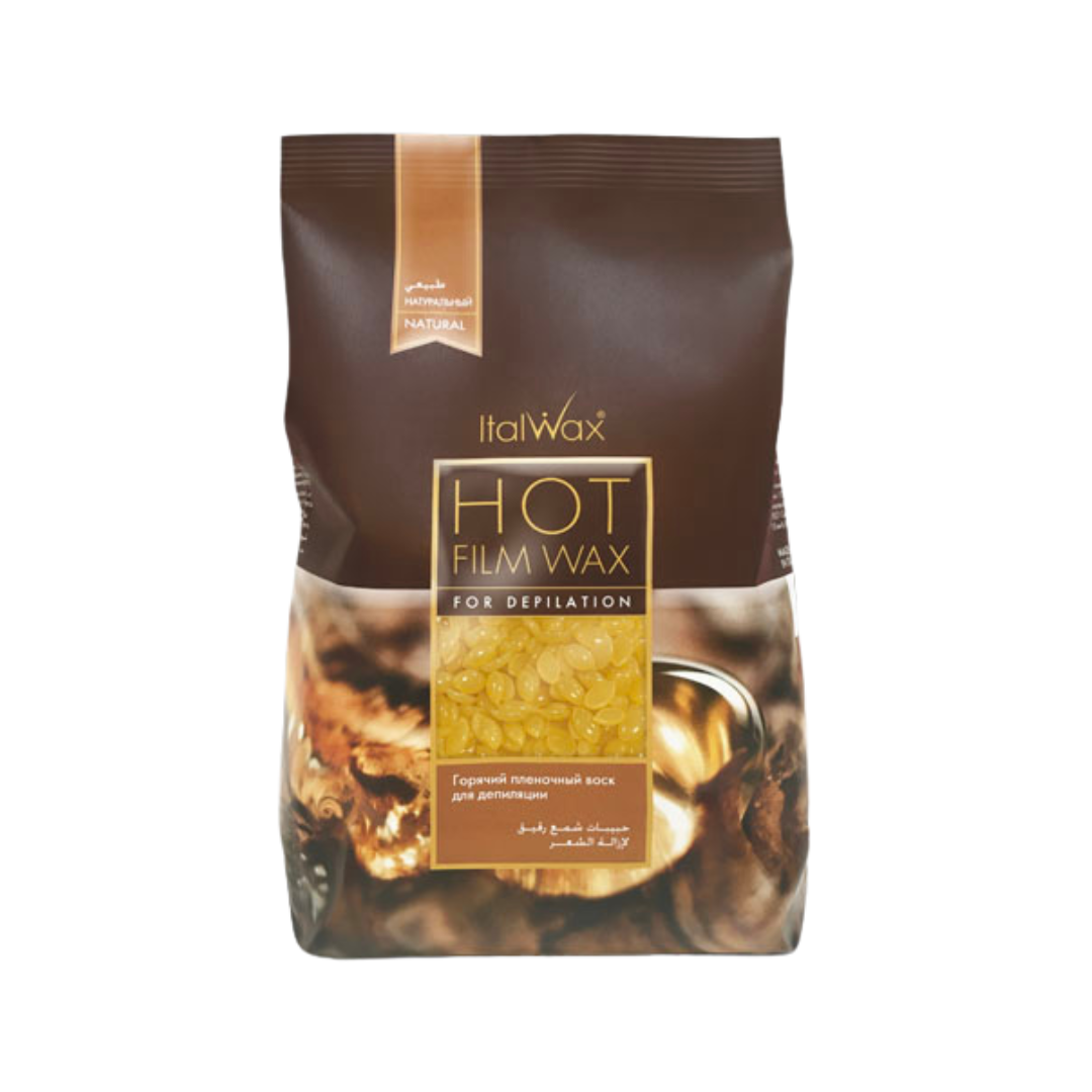 Italwax Hot Film Hard Wax in Granules, Natural, 1kg