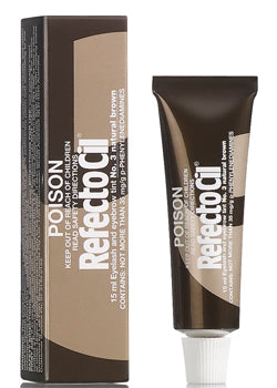 RefectoCil Lash and Brow Tint, Natural Brown #3, 15ml