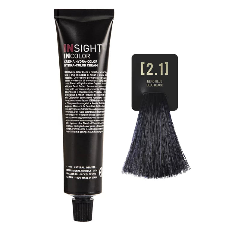 INSIGHT INCOLOR 2.1 BLUE BLACK 100 ML.