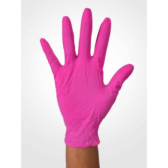 Aurelia Nitrile Gloves, Blush Pink, Extra Small, 200pcs