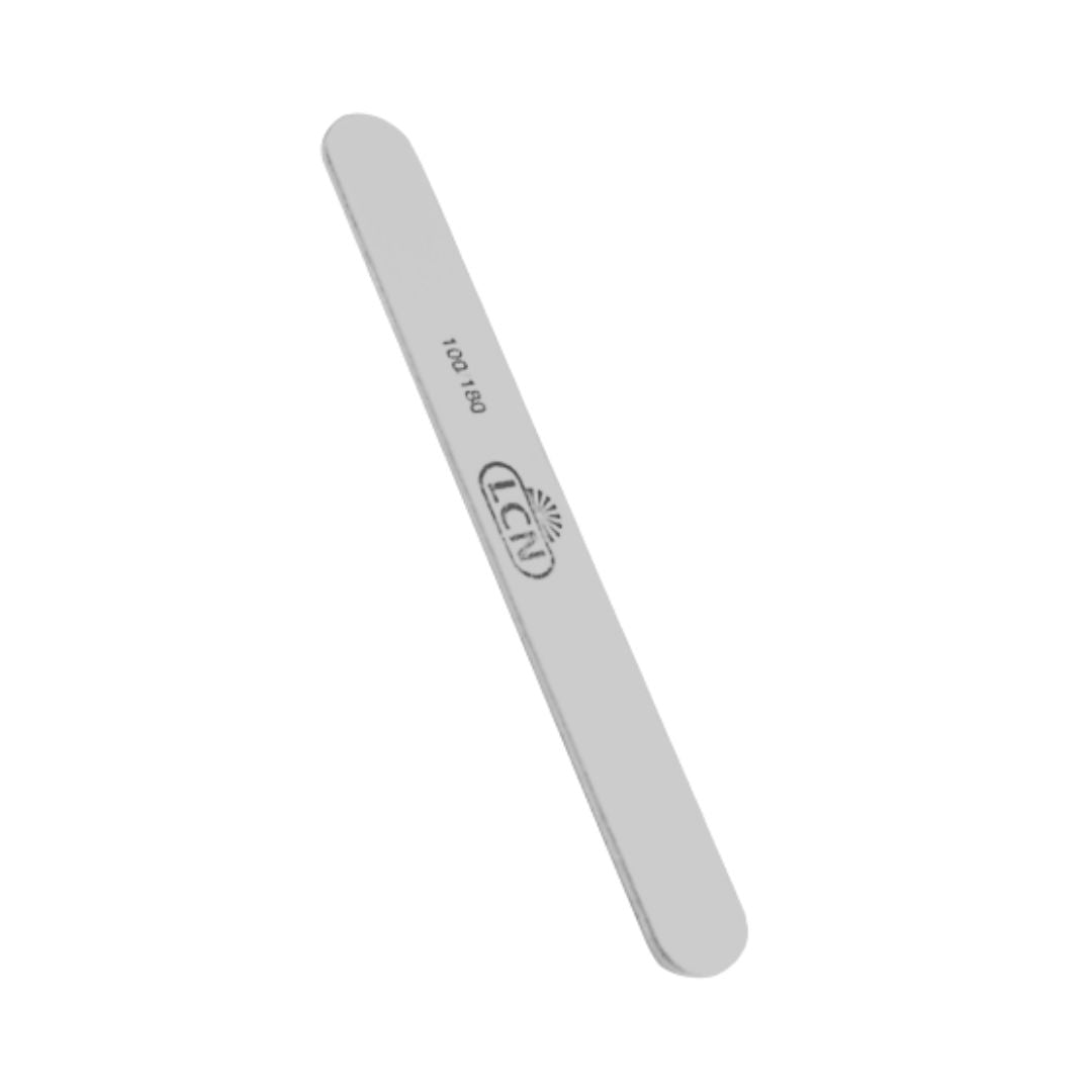 LCN Professional  Grey Nail File, Thin, 100/180, 6pcs