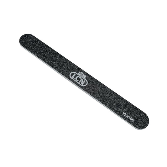 LCN Black Nail File, Thin, 100/180, 6pcs