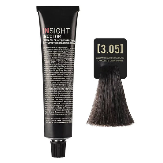 INSIGHT INCOLOR 3.05 CHOCOLATE DARK BROWN 100 ML.