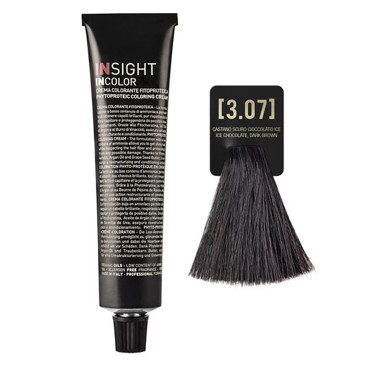 INSIGHT INCOLOR 3.07 ICE CHOCOLATE DARK BROWN 100 ML.
