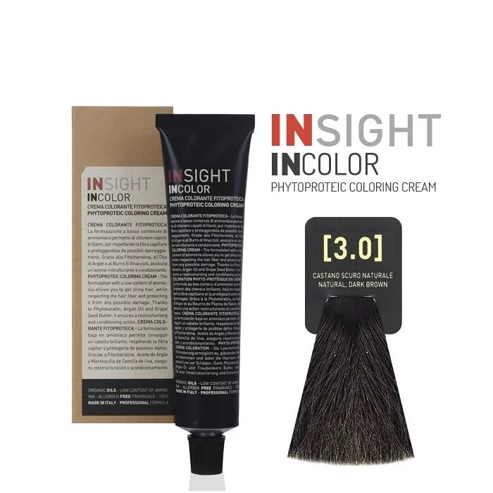 INSIGHT INCOLOR 3.0 NATURAL DARK BROWN 100 ml