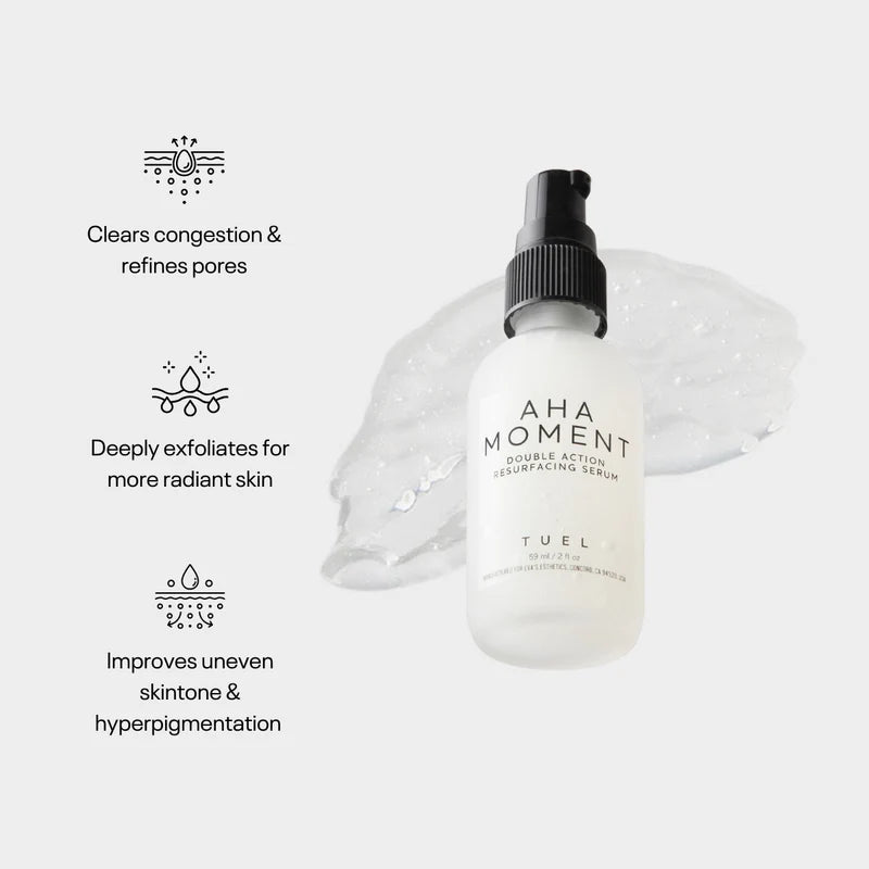 TUEL AHA MOMENT Double Action Resurfacing Serum, 59ml