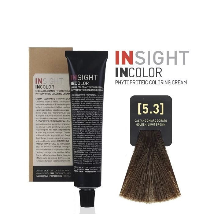INSIGHT INCOLOR 5.3 GOLDEN LIGHT BROWN 100 ML.