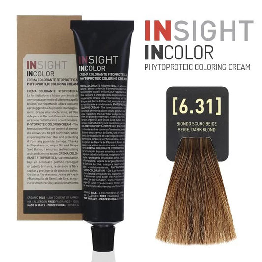 INSIGHT INCOLOR 6.31 BEIGE DARK BLOND 100 ML.