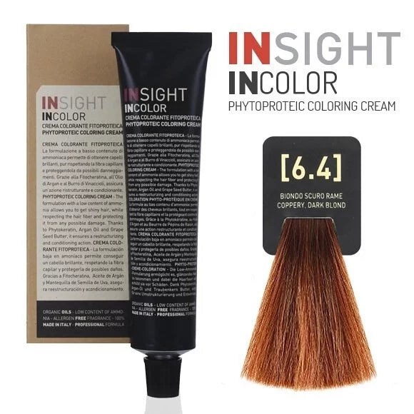 INSIGHT INCOLOR 6.4 COPPERY DARK BLOND 100 ML.