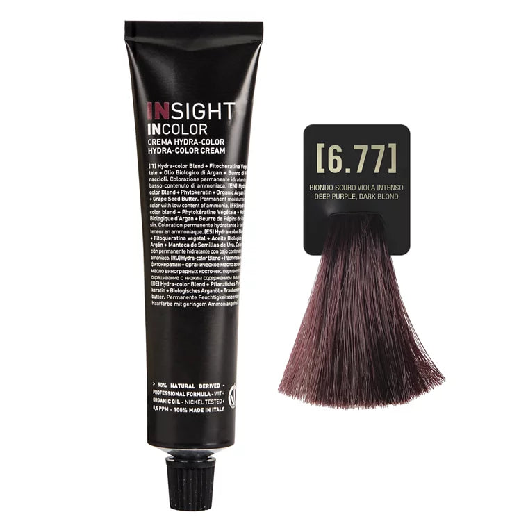 INSIGHT INCOLOR 6.77 DEEP PURPLE DARK BLOND 100 ML.