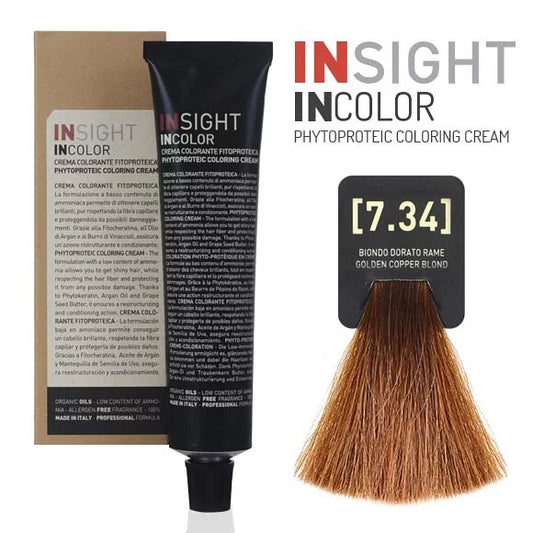 INSIGHT INCOLOR 7.34 GOLDEN COPPER BLOND 100 ML.