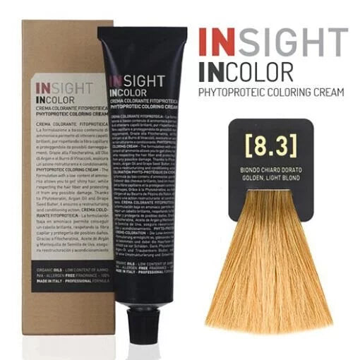 INSIGHT INCOLOR 8.3 GOLDEN LIGHT BLOND 100 ML.