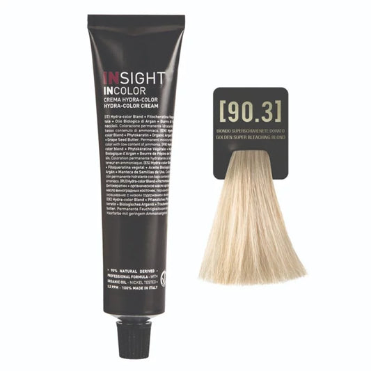 INSIGHT INCOLOR 90.3 GOLDEN SUPER BLEACHING BLOND 100 ML.