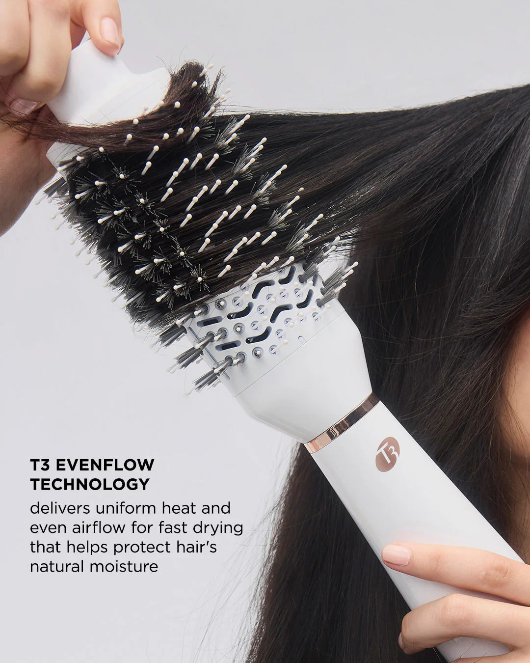 T3 Micro AireBrush Dryer Brush White