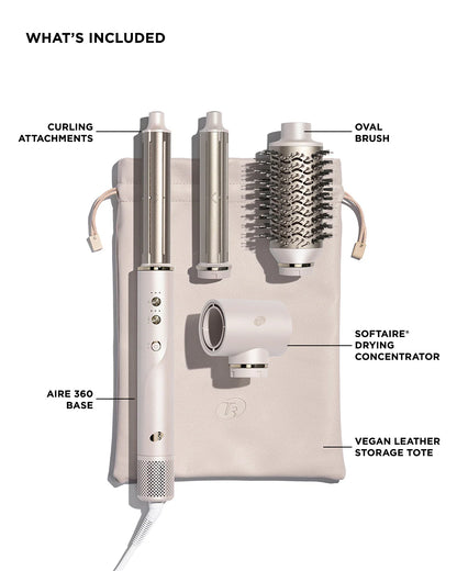 T3 Micro AIRE 360 Ceramic Air Styler Blowout Kit Satin Blush
