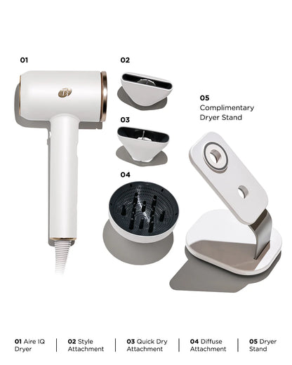 T3 Micro AIRE IQ Intelligent Hair Dryer Kit White