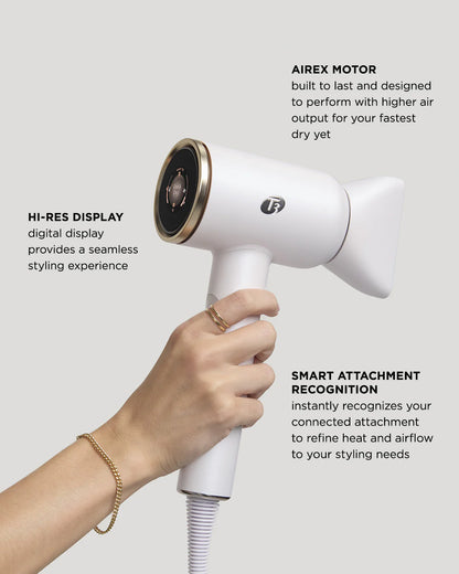 T3 Micro AIRE IQ Intelligent Hair Dryer Kit White
