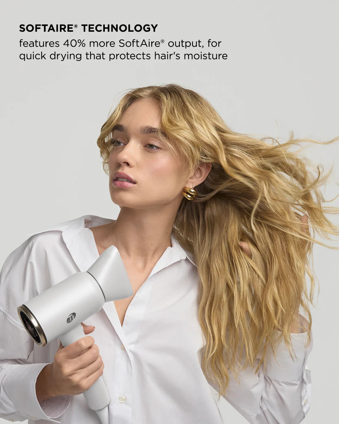 T3 Micro AIRE IQ Intelligent Hair Dryer Kit White