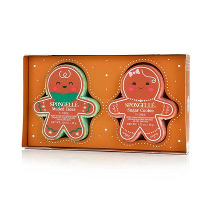 Spongelle Gift Set, Holiday Gingerbread, Everything Nice