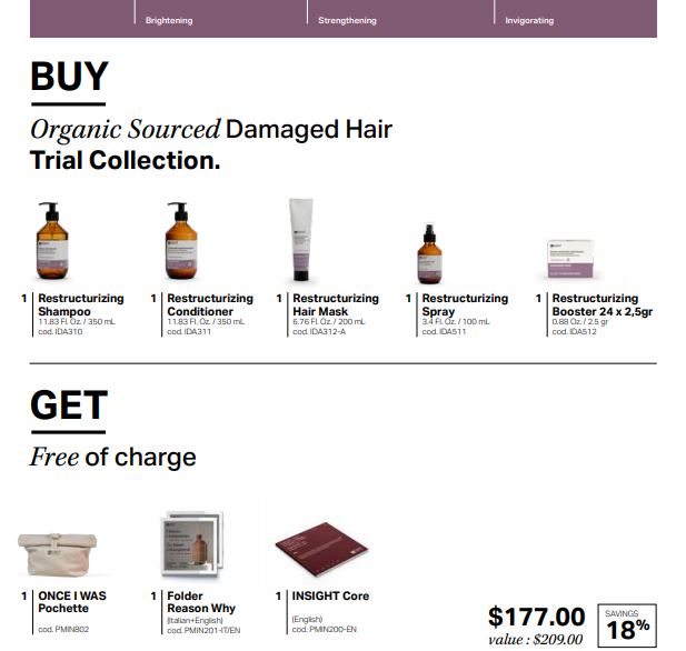 Organic Sourced Damaged Hair Trial Collection