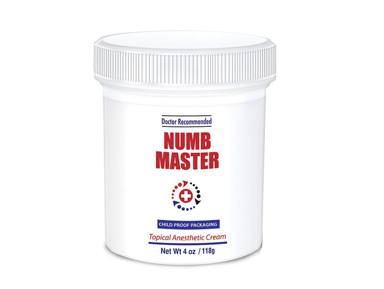 Numb Master Topical Anesthetic, 9.6% Lidocaine, 4.2oz