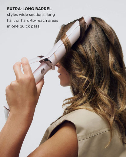 T3 Micro SinglePass Curl Iron Satin Blush 1 inch