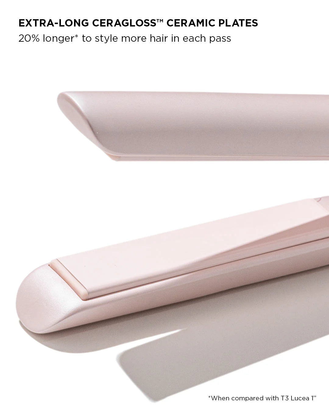 T3 Micro SinglePass Smooth X Satin Blush Flat Iron